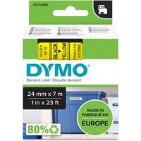 Dymo 53718 (S0720980) - (24 mm) - Schwarz auf gelb - Tape