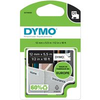 Dymo 16959 (S0718060) - (12 mm) - Schwarz auf weiß - Tape