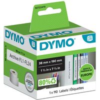 Dymo 99018 (S0722470) - (38 mm x 190 mm) - Schwarz auf weiß - Etikett