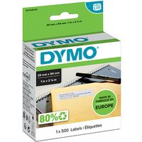 Dymo 11352 (S0722520) - (25 mm x 54  mm) - Schwarz auf weiß - Etikett