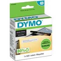 Dymo 11355 (S0722550) - (19 mm x 51 mm) - Schwarz auf weiß - Etikett