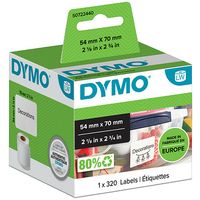 Dymo 99015 (S0722440) - (54 mm x 70 mm) - Schwarz auf weiß - Etikett