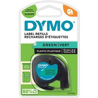 Dymo 91204 (S0721640) - (12 mm) - Schwarz auf grün - Tape