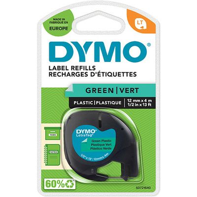 Dymo 91204 (S0721640) - (12 mm) - Schwarz auf grün - Tape
