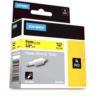 Dymo 18054 (S0718290) - (9 mm) - Schwarz auf gelb - Tape