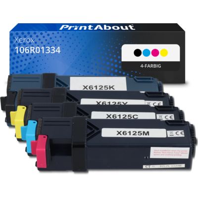 Toner kompatibel mit Xerox 106R01334 - 4-farbig - Multipack