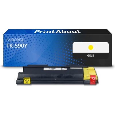 Toner kompatibel mit Kyocera TK-590Y - Gelb