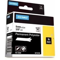 Dymo 18508 (S0718160) - (9 mm) - Schwarz auf transparent - Tape