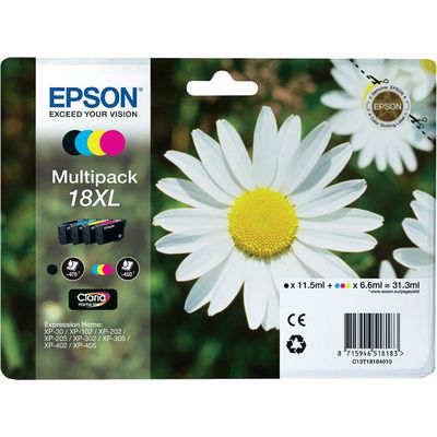 Epson 18XL (C13T18164012) - 4-farbig - Druckerpatrone - Hohe Kapazität - Multipack