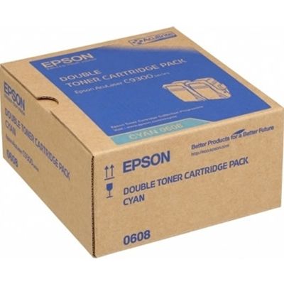 Epson S050608 Toner - 2x Cyan - Multipack
