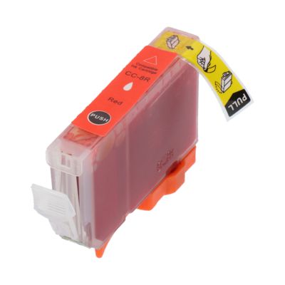 Druckerpatrone kompatibel mit Canon CLI-8R - Rot