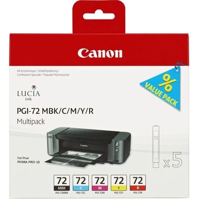 Canon PGI-72MBK/C/M/Y/R - 5-farbig - Druckerpatrone - Multipack