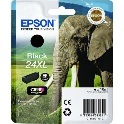 Epson 24XL (C13T24314012) - Schwarz - Druckerpatrone - Hohe Kapazität