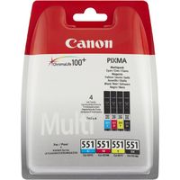 Canon CLI-551 C/M/Y/BK - 4-farbig - Druckerpatrone - Multipack