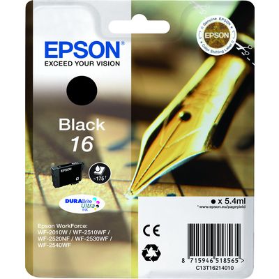 Epson 16 (C13T16214012) - Schwarz - Druckerpatrone