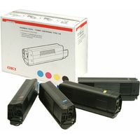 OKI 01101001 - 4-farbig - Toner - Multipack