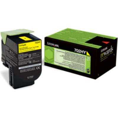 Lexmark 70C2HY0 (702HY) - Gelb - Toner - Hohe Kapazität