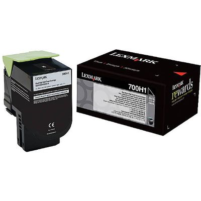Lexmark 70C0H10 (700H) - Schwarz - Toner - Hohe Kapazität