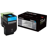 Lexmark 70C0H20 (700H) - Cyan - Toner - Hohe Kapazität