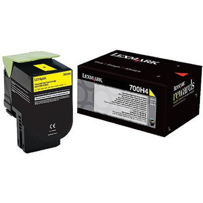 Lexmark 70C0H40 (700H) - Gelb - Toner - Hohe Kapazität