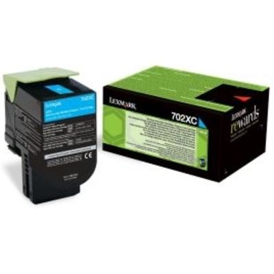 Lexmark 70C2XC0 (702XC) - Cyan - Toner - Extra hohe Kapazität