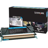 Lexmark X746A1CG - Cyan - Toner