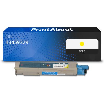 Toner kompatibel mit OKI 43459329 - Gelb