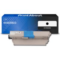 Toner kompatibel mit OKI 44469803 - Schwarz