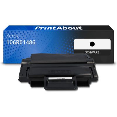 Toner kompatibel mit Xerox 106R01486 - Schwarz