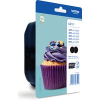 Brother LC-123BKBP2 Druckerpatrone - 2x Schwarz - Multipack