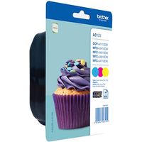 Brother LC-123RBWBP - 3-farbig - Druckerpatrone - Multipack