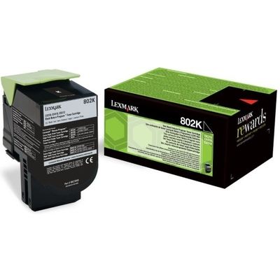 Lexmark 80C20K0 (802K) - Schwarz - Toner