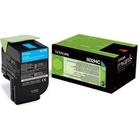 Lexmark 80C2HC0 (802HC) - Cyan - Toner - Hohe Kapazität