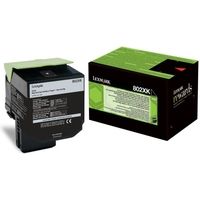 Lexmark 80C2XK0 (802XK) - Schwarz - Toner - Extra hohe Kapazität