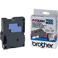 Brother TX-151 - (24 mm) - Schwarz auf transparent - Tape