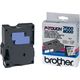 Brother TX-151 - (24 mm) - Schwarz auf transparent - Tape