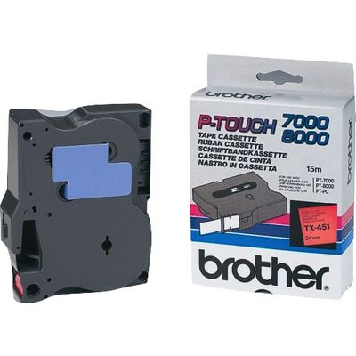 Brother TX-233 - (12 mm) - Blau auf weiß - Tape