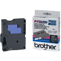 Brother TX-335 - (12 mm) - Schwarz auf weiß - Tape