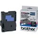 Brother TX-345 - (18 mm) - Schwarz auf weiß - Tape