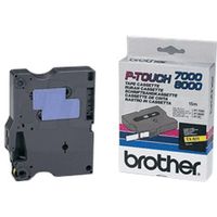 Brother TX-611 - (6 mm) - Schwarz auf gelb - Tape