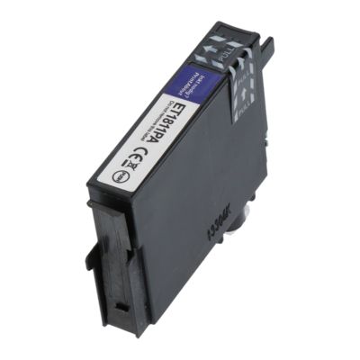 Druckerpatrone kompatibel mit Epson 18XL (C13T18114012) - Schwarz - Hohe Kapazität