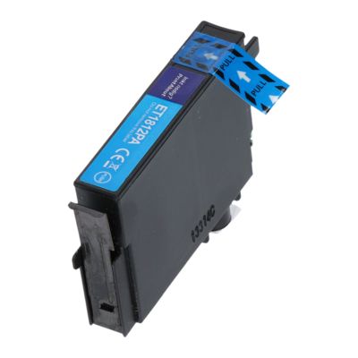 Druckerpatrone kompatibel mit Epson 18XL (C13T18124012) - Cyan - Hohe Kapazität