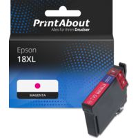 Druckerpatrone kompatibel mit Epson 18XL (C13T18134012) - Magenta - Hohe Kapazität