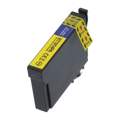 Druckerpatrone kompatibel mit Epson 18XL (C13T18144012) - Gelb - Hohe Kapazität