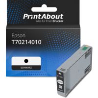 Druckerpatrone kompatibel mit Epson T70214010 - Schwarz