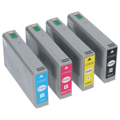 Druckerpatrone kompatibel mit Epson T70214010 - 4-farbig - Multipack