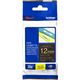 Brother TZe-334 - (12 mm) - Gold auf schwarz - Tape