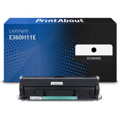Toner kompatibel mit Lexmark E360H11E - Schwarz - Hohe Kapazität