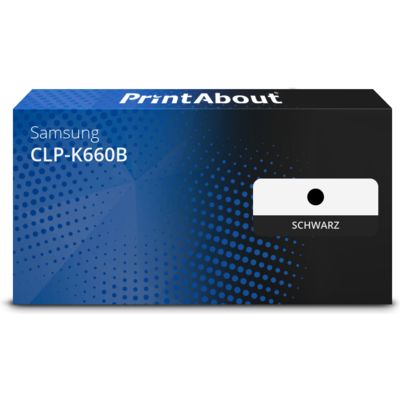 Toner kompatibel mit Samsung CLP-K660B (ST906A) - Schwarz