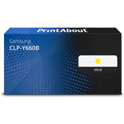 Toner kompatibel mit Samsung CLP-Y660B (ST959A) - Gelb